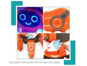 Bán Buôn Âm Nhạc Battery Operated Kids Đồ Chơi Thông Minh <span class=keywords><strong>Robot</strong></span> Ánh Sáng - Product Image 4