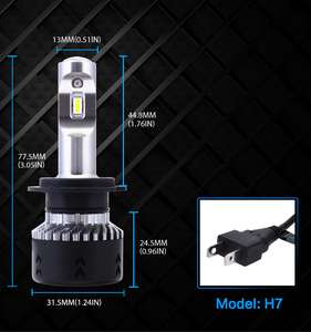 Auto H7 Led Auto N7 <span class=keywords><strong>Lampadina</strong></span> Del Faro <span class=keywords><strong>24</strong></span> <span class=keywords><strong>volt</strong></span> per la vendita A385-N7-H7 - Product Image 2