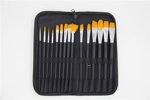 Juego de pinceles de pintura de artista de diferentes formas y tamaños con cuchillo de pintura GRATIS y esponja de acuarela sin cerdas de cobertizo - Product Image 6