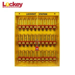 Lockey Industri Baru Gembok Keselamatan Dikombinasikan Tagout Lockout Station