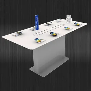 Shop Counter Table Design To Display Mobile Phone Interior Design Showroom Mobile Phone Store Cell Phone Display Table