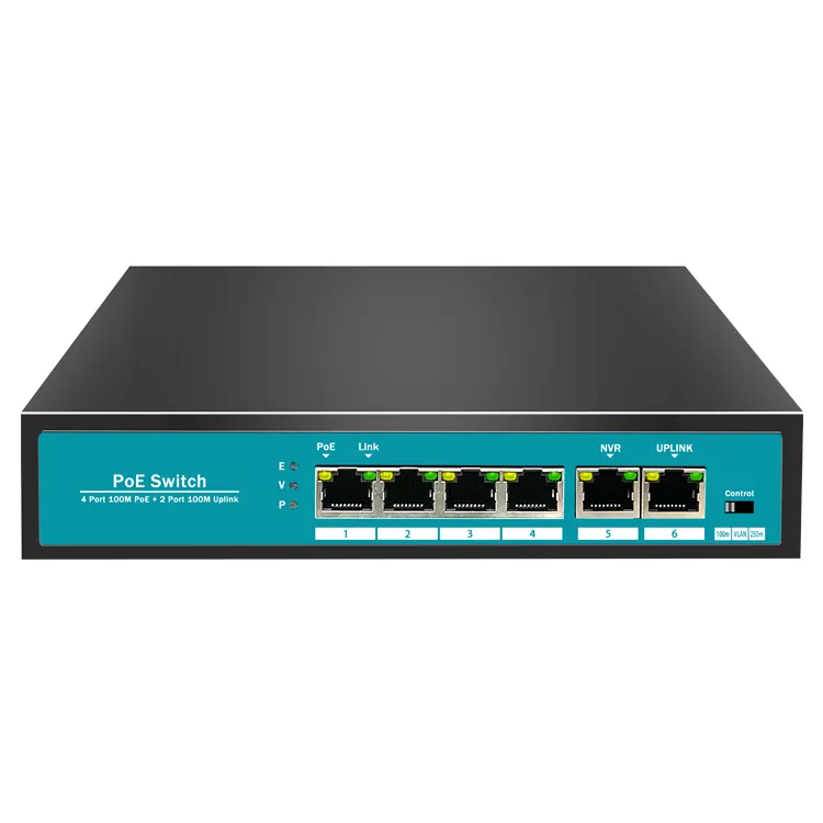 Sailsky Poe Switch For AP 48V Switch Poe 100M Standard 4 Port Network Fast Ethernet Switch