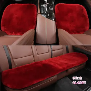 woolen car seat Cover made of Australian high quality sheep for universal 5 seat car