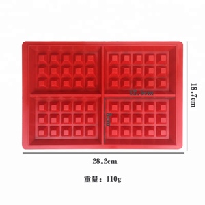 <span class=keywords><strong>Waffle</strong></span> Silicone Stampi di Cottura Della Muffa Pan Bakeware FAI DA TE Strumento di Silicio di Grado Alimentare Antiaderente Riutilizzabile Bpa - Product Image 1