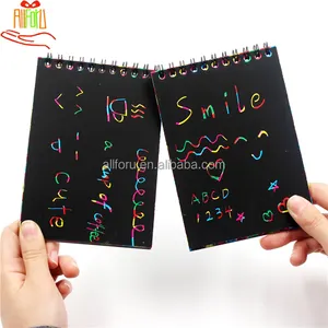 Carnet de <span class=keywords><strong>dessin</strong></span> magique, cadeau original, carnet d'école, carnet à gratter DIY - Product Image 1