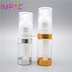 Pompe cosmétique en plastique paillettes bouteille distributeur de poudre d'emballage
