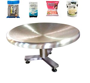 Hoge Efficiëntie 304 Roestvrij Staal Roterende Roterende Verzamelen Zak Verpakking Accumulatie Tafel - Product Image 1