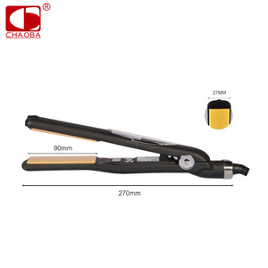 CB-9233 <span class=keywords><strong>CHAOBA</strong></span> معدات صالون تجميل سريع المهنية مكواة فرد الشعر ، 2 في 1 مكواة فرد الشعر مكواة تجعيد - Product Image 5