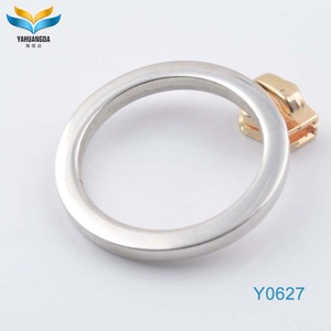 设计时尚女性皮革钱包金属配件手提包锌合金压铸O环扣包 - Product Image 3