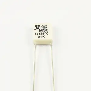 M30 Double Lead Temperature Control Thermal Fuse 125C