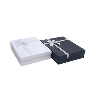 Hộp Giấy Quà Tặng Sang Trọng Với Ribbon Và Bow-<span class=keywords><strong>Knot</strong></span> Hộp Giấy Cho T Shirt Áo Bao Bì - Product Image 4