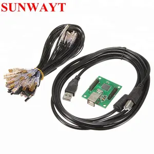 2 Player Arcade To USB Controller Wiring Kit For MAME Keyboard Encoder/2player Arcade USB controller for game machine