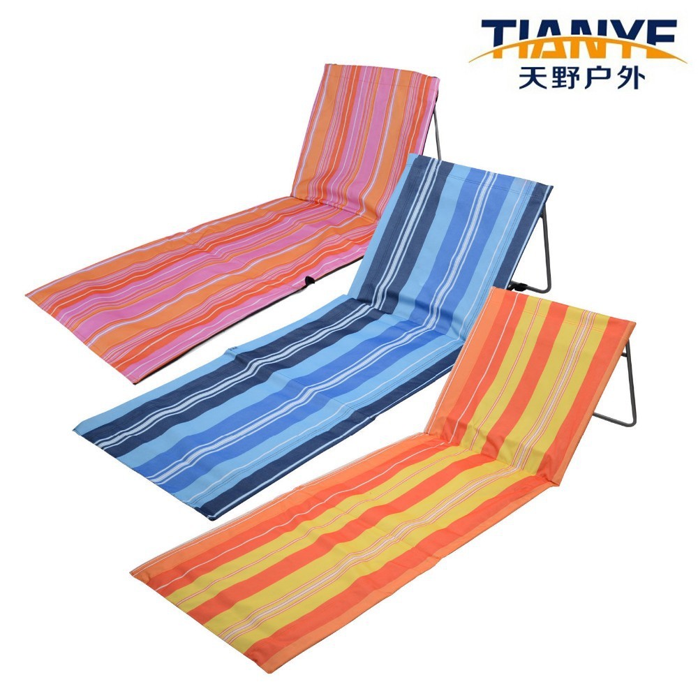 Уличный стальной пляжный коврик Tianye, портативный складной мягкий пляжный коврик для кресла
