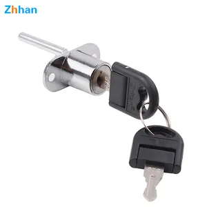 288-19mm Mounted Central Level Neck Blade Pedestal Front Triple Chain Multi Layers Desk Drawer Lock interlock For Cabinet