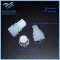 Capuchon de poche souple en plastique pour emballage alimentaire flexible de 8,6 mm