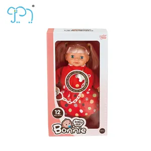 EN71での販売価格のための採用2024シリコン生まれ変わった赤ちゃん人形のための12インチの新しい生まれた赤ちゃん人形