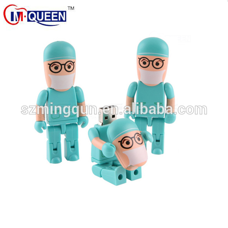 Robot forme Grade Une puce avec logo 4 GB 8 GB 16 GB 32 GB usb flash drive