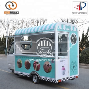 Carro Eléctrico Multifuncional de Tres Ruedas para Venta de Flores/Comida/Remolque de Comedor - Product Image 6