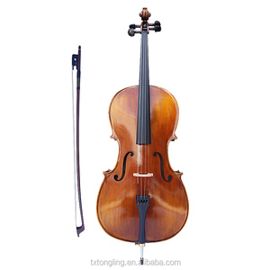 Qualitied Cello con tapa <span class=keywords><strong>de</strong></span> arce flameado Matt Cello Cello <span class=keywords><strong>de</strong></span> madera maciza TL013 - Product Image 1