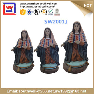 La vierge marie décoration figurines virgin mary 3D figurinesvirgin mary statue - Product Image 1