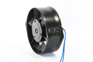 Ventilador Axial de CA de alta temperatura, 115V/230V, CE 3C, rodamiento de bolas certificado, cuchillas de Metal, OEM eléctrico - Product Image 4