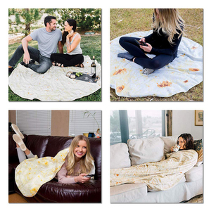 2019 nouveau design Personnalisé <span class=keywords><strong>Meilleur</strong></span> Prix Doux En Peluche Taco Tortilla Burrito Couverture - Product Image 6