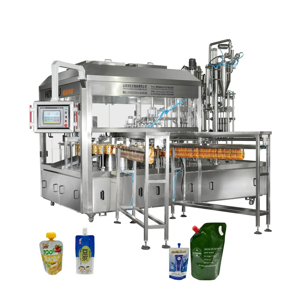 Machine remplissante et de capsulage complètement automatique de sac de crème glacée de jus pour la machine de remplissage debout de l'eau de poche