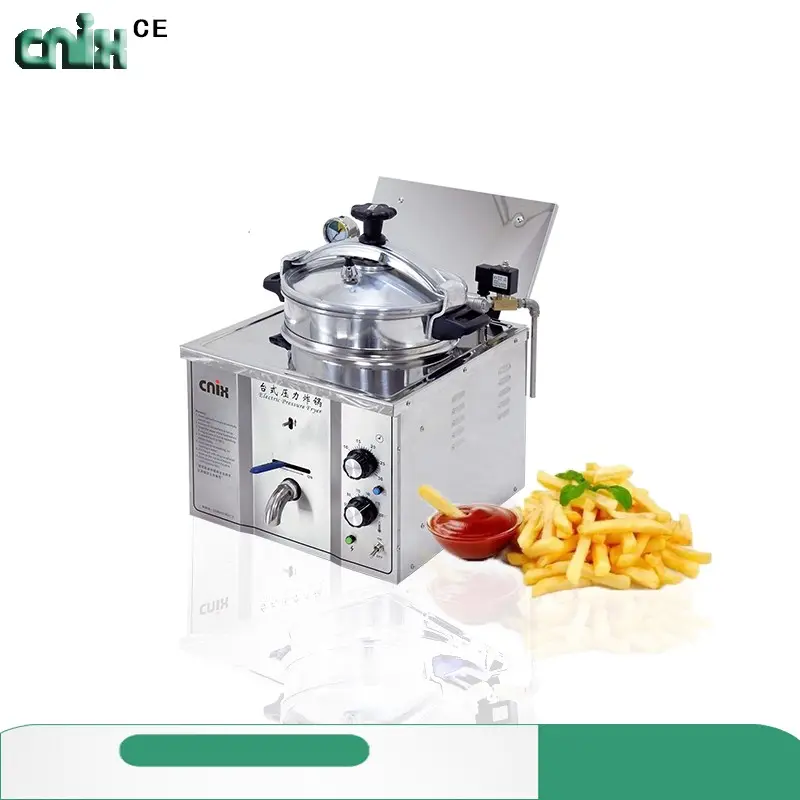 Hühner druck fritte use/automatische Brat maschine/Brathähnchen maschine