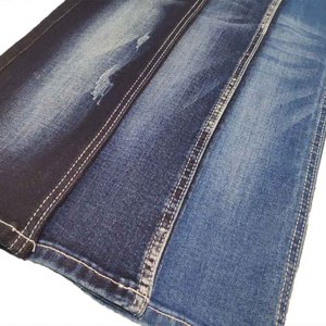 <span class=keywords><strong>Tissu</strong></span> en sergé doux et extensible pour femme, jeans en denim, bon marché - Product Image 1