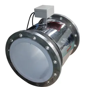 PTFE linner ile SS304 yüksek kaliteli elektromanyetik süt akış ölçer sıhhi tipi