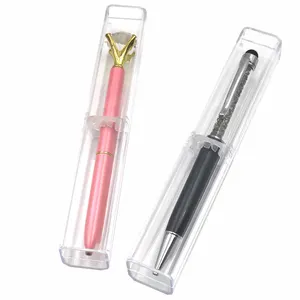 Klaar Goederen Clear Plastic Geschenkdozen Cristal Bal Pen Verpakking