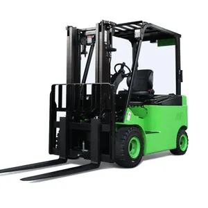 4 wheels AC Motor ZAPI Controller 3ton electric forklift with lithium battery for sale