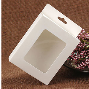 High quality custom color box with clear PVC window