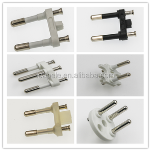 Es-102 Italia macho insertar CEI 4,0 MM 10A 2-pin 2-polo 2-punta Semi-aislado estándar para cables - Product Image 4