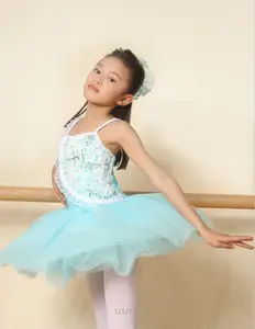 J000131 Sinh Nhật Giáng Sinh Mặc Chuyên Nghiệp Màu Xanh Puffy Cô Gái Ballet TUTU Dress