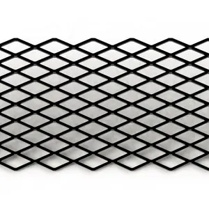 Stainless steel aluminum small hole expanded metal mesh panel for filter mesh