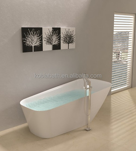 Cuarto de baño de la LETRA K-B1011 gratis <span class=keywords><strong>online</strong></span> personalizada superficie sólida bañera independiente - Product Image 4