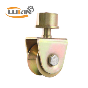 Ruedas de polea de ranura en <span class=keywords><strong>V</strong></span> tradicionales de alta calidad personalizadas de fábrica con soporte para puerta - Product Image 4