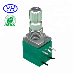 Nhà Máy Giá rv097 rk097 ngang 9 mét ROTARY tuyến tính chiết với chuyển đổi 10K 50k 100k 5 pin ROTARY b10k Chiết - Product Image 3