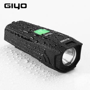 Lámpara Delantera para Bicicleta <span class=keywords><strong>LED</strong></span> GIYO Impermeable IP-65, Recargable por USB, Batería 18650, 450LM - Product Image 2
