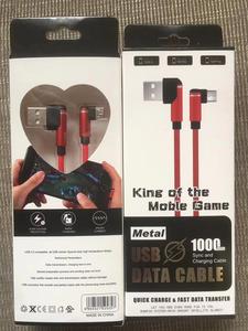 2018 de carga rápida cable USB Nylon trenzado línea de datos doble cabeza para micro/type-c/iphone6 /7/<span class=keywords><strong>x</strong></span> - Product Image 4