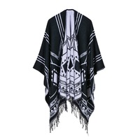 Nouvelle Collection Printemps-Automne 2017 : Écharpe Longue Fine en Voile de Coton Style Ethnique pour Femme, Grande Taille, Pashmina, Foulard, Hijab