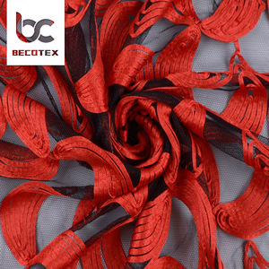 Più nuovi Disegni Africano Solubile In Acqua Ricamato <span class=keywords><strong>rosso</strong></span> Guipure Cavo <span class=keywords><strong>Tulle</strong></span> Tessuti di Pizzo - Product Image 3