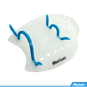 Pagaies de main d'entraînement professionnelles avec sangle réglable, marque Marium noire - Accessoires de natation essentiels pour les passionnés de piscine - Product Image 6