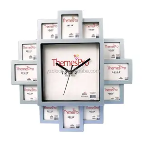 Colorful Photo Frame Wall Clock