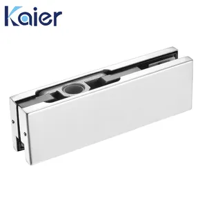 high quality stainless steel aluminium bottom and top glass door patch fitting