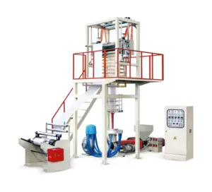 Sj-serie enkele schroef 45 lagen folieblazen machine, hoge productie film blazende machine, geblazen folie-extrusie machine