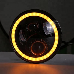 7 pulgadas ronda LED luces de proyección <span class=keywords><strong>Kit</strong></span> de faros para Jeep Wrangler JK TJ LJ lada niva <span class=keywords><strong>4x4</strong></span> suzuki samurai Hummer H1 H2 - Product Image 5