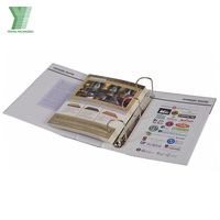 Personnalisé imprimé 2/3/4 Trous Reliure À Anneaux A4 dossier en papier en gros