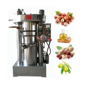 Prensador hidráulico automático de sésamo, cacahuete, máquina de prensado de aceite de soja